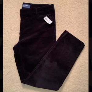 NWT Old Navy Pixie Pants- Black Velvet